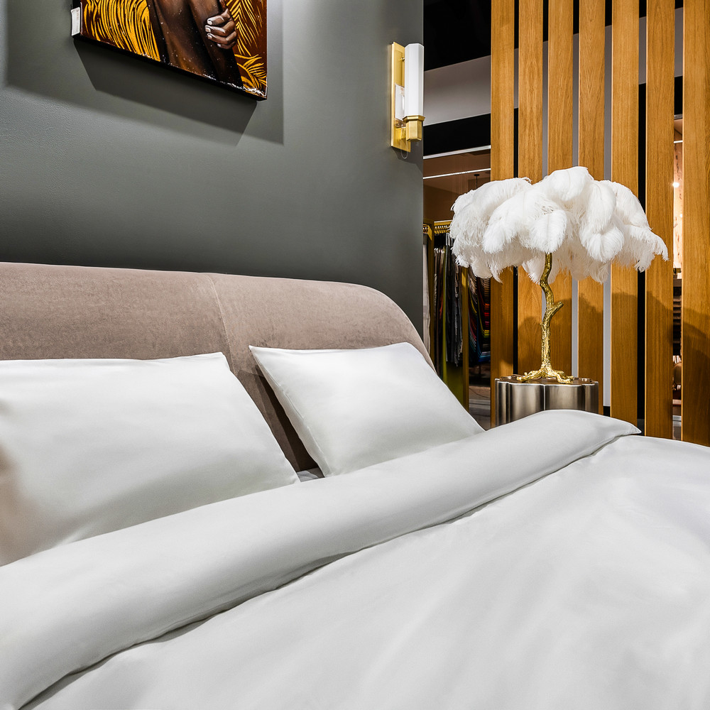 Фото Комплект постельного белья Тенсель Easy art.White в интернет-магазине HP Linen