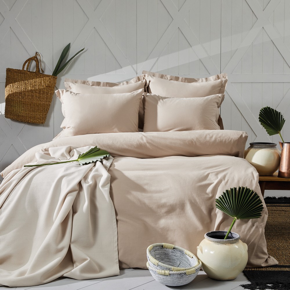 Фото Комплект постельного белья Essential art. Beige в интернет-магазине HP Linen