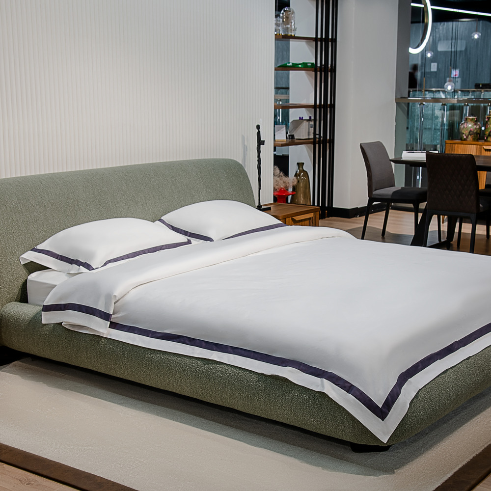 Фото Комплект постельного белья Bono art.White в интернет-магазине HP Linen