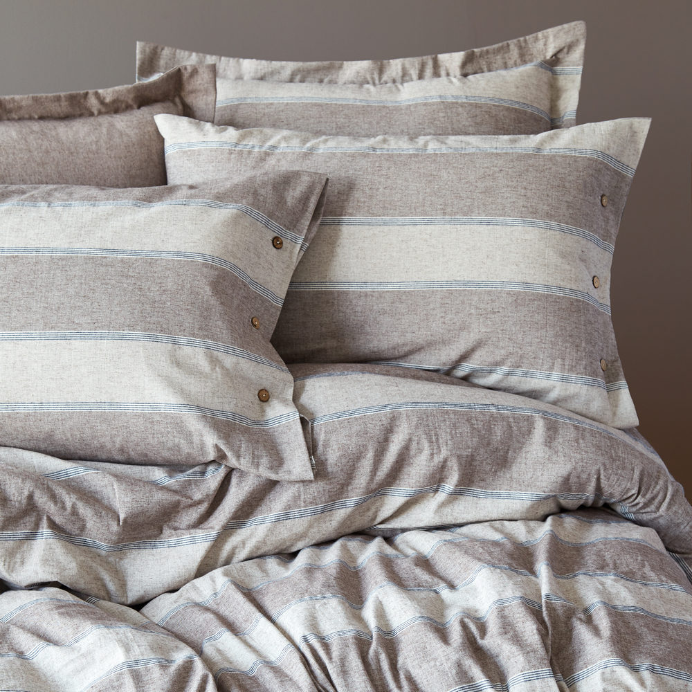 Фото Комплект постельного белья Double Comfort art. Dark beige в интернет-магазине HP Linen