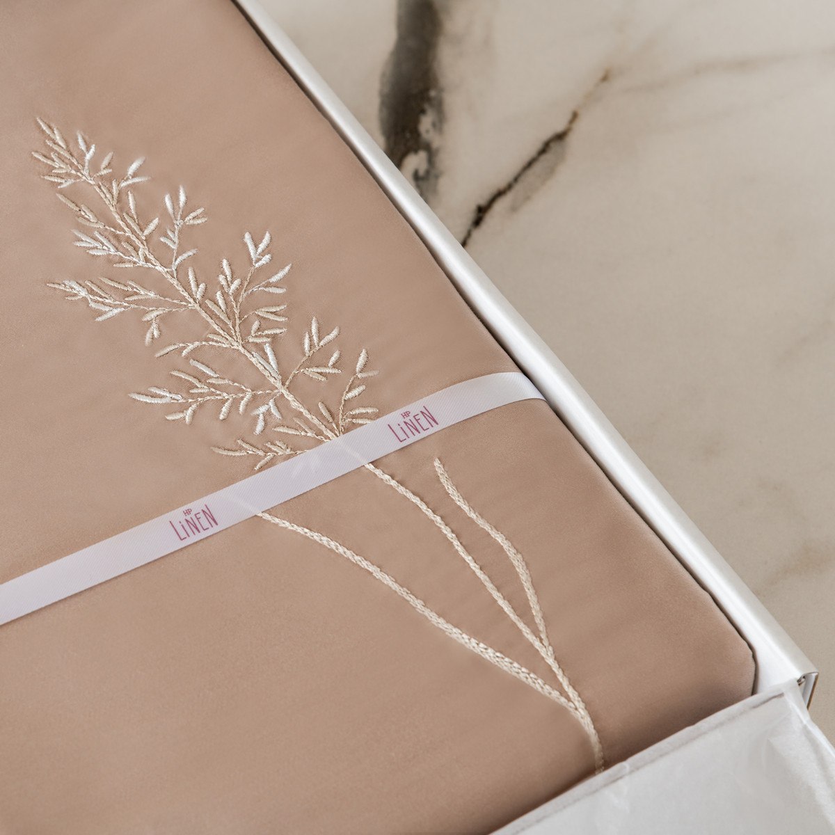 Фото Комплект постельного белья Сатин Easy art.Cappuccino/Колос в интернет-магазине HP Linen