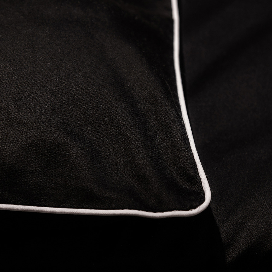 Фото Комплект постельного белья Lace art.Black в интернет-магазине HP Linen