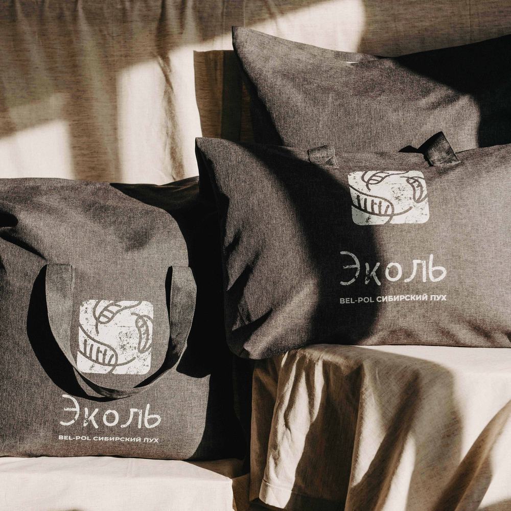 Фото Одеяло Эколь белый пух в интернет-магазине HP Linen